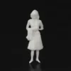 1:50 White Figures Architectural Model Human Scale HO Model Plastic Peoples,10 Pieces 4