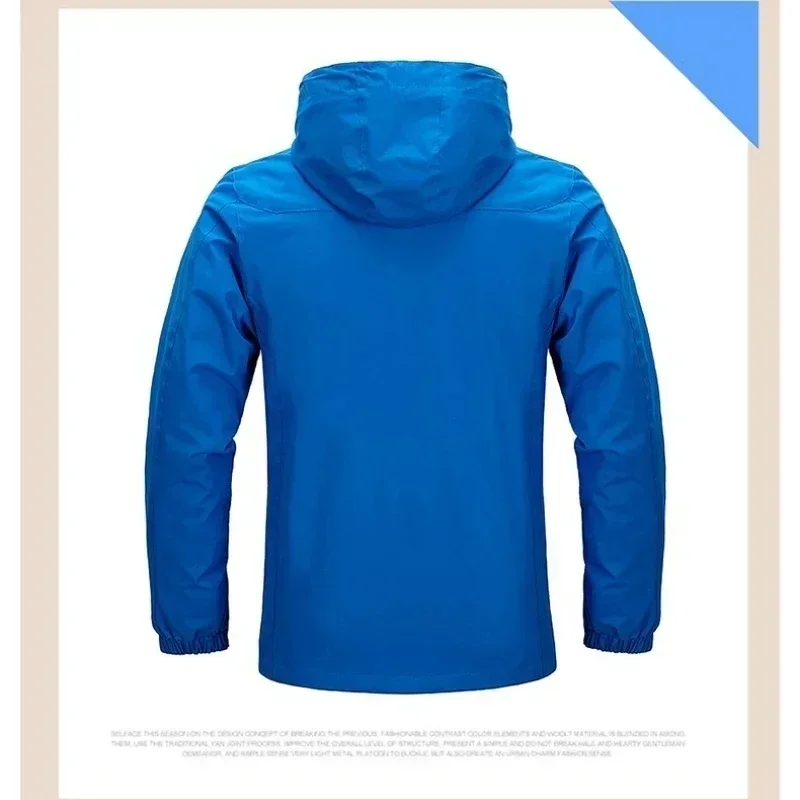 Gamakatsu Waterproof Fishing Jacket Spring and Autumn Men's Soft Shell Sportswear Windproof Hooded Thin Windbreaker Jacket