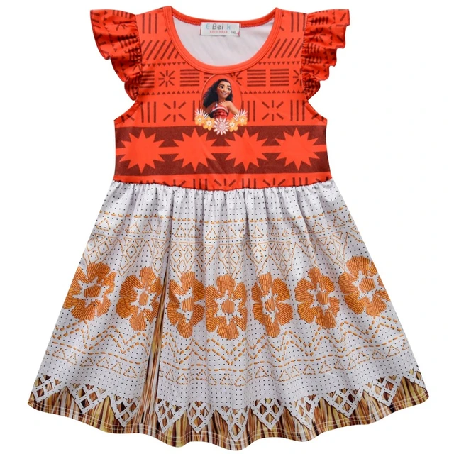 Roupinhas femininas para crianças e bebês, vestidos de renda infantis,  fantasia, moana, roupa de princesa da