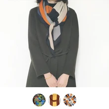 

Hand Rolled Cashmere Silk Scarfs Luxury Thin Scarf Cashmere+Silk Kerchief Fashion Print Winter Warm Shawl Stole 135*135