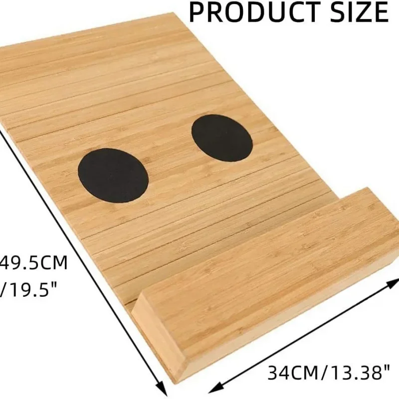 Bamboo Wood Sofa Armrest Tray Foldable Space Saving Furniture Storage Tray Wall Table Sofa Armrest Support Tray Home Decoration 5