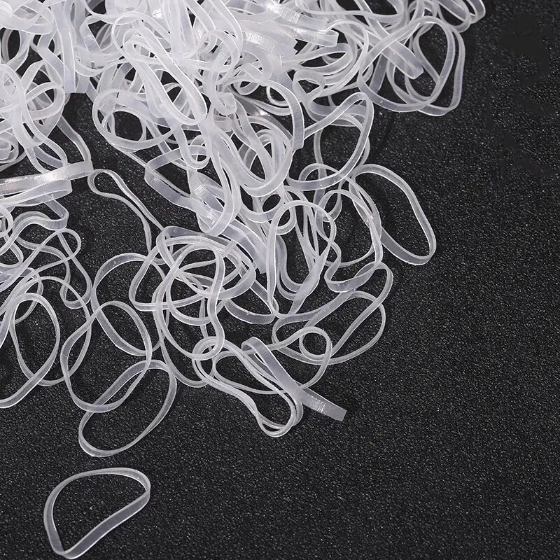 Girls Disposable Rubber Bands 2000Pcs Elastic Hair Bands Children Ponytail Holder Ties Headband Kids Hair Accessories