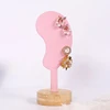 Wood Portable Earring Display Stand Jewelry Rack Ear Shaped Ear Studs Organizer Holder Rack for Earrings Earrings Display Tool 4