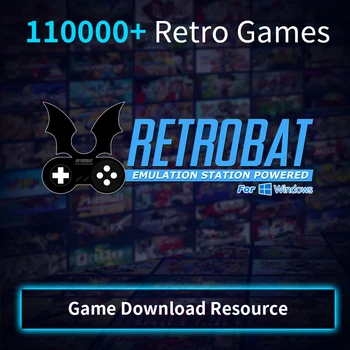 Risorsa per il download di giochi con oltre 110.000 giochi retrò, sistema Retrobat per PS1/PS2/PS3/PSP/DC/Wii/N64, supporto per Windows/Mac OS/Linux