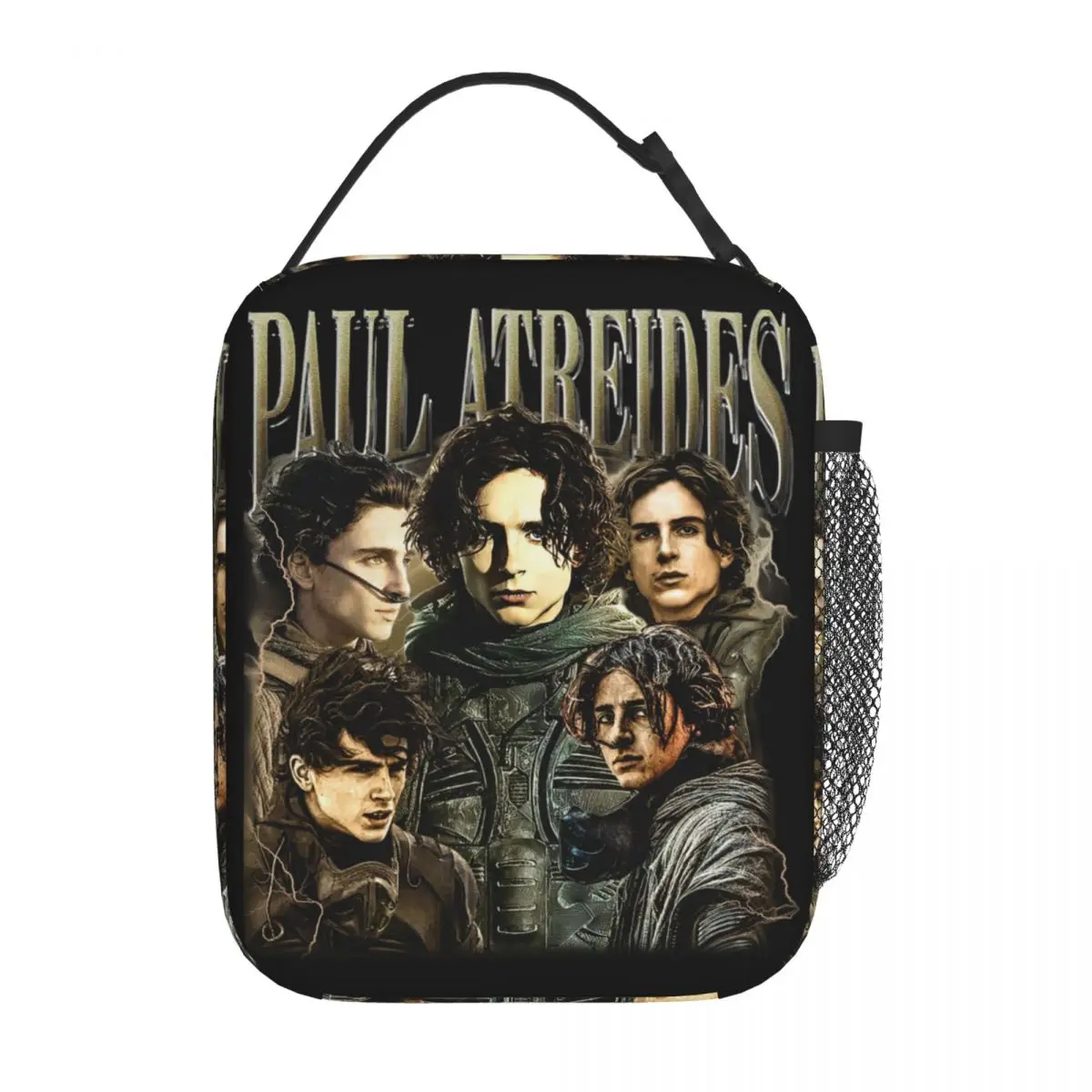 

Timothee Chalamet Limited Paul Atreides Insulated Lunch Bags Dune Part 2 Food Container Thermal Cooler Lunch Boxes For Travel