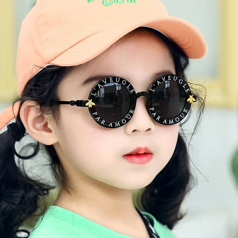 Children Sunglasses Girl Baby Boy Summer Round Frame 0-8T Korean Version Fashion Photography Props kids sunglasses