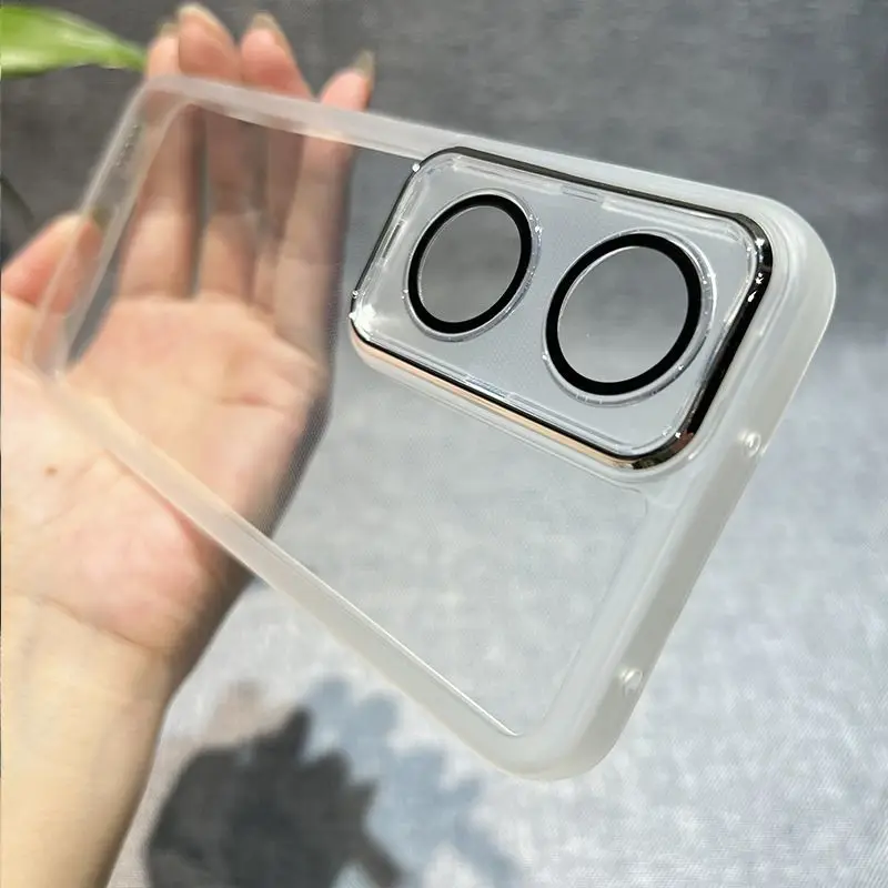 Shockproof Plating Silicone Protective Back Cover