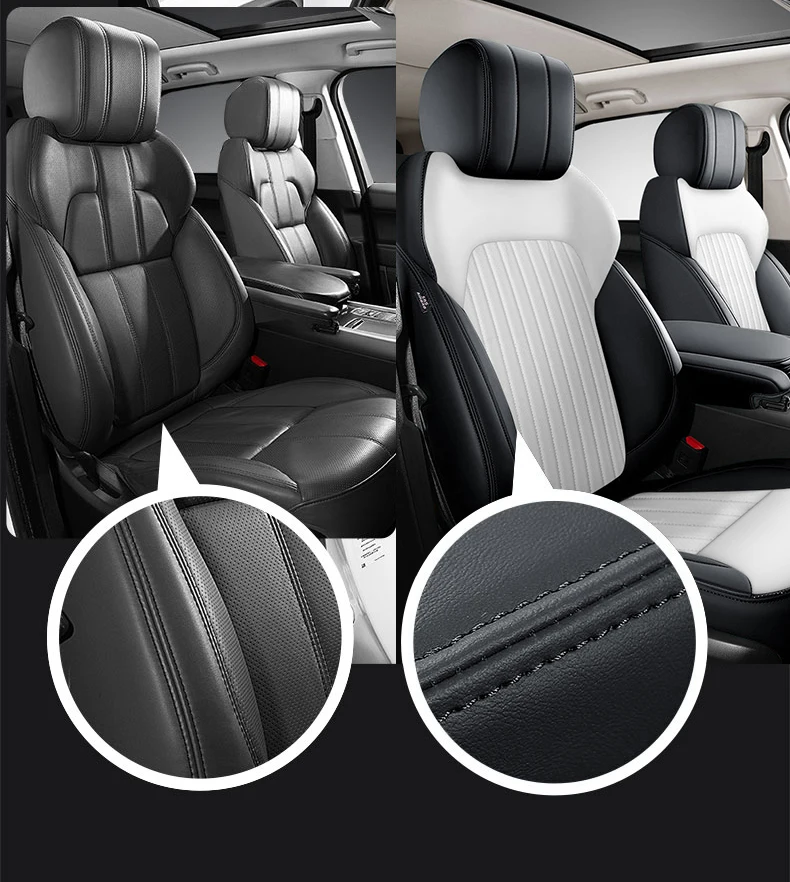 1 PCS 드라이버 NAPPA 가죽 사용자 정의 자동차 좌석 커버 Haval F7 새로운 2021 방수 인테리어 액세서리