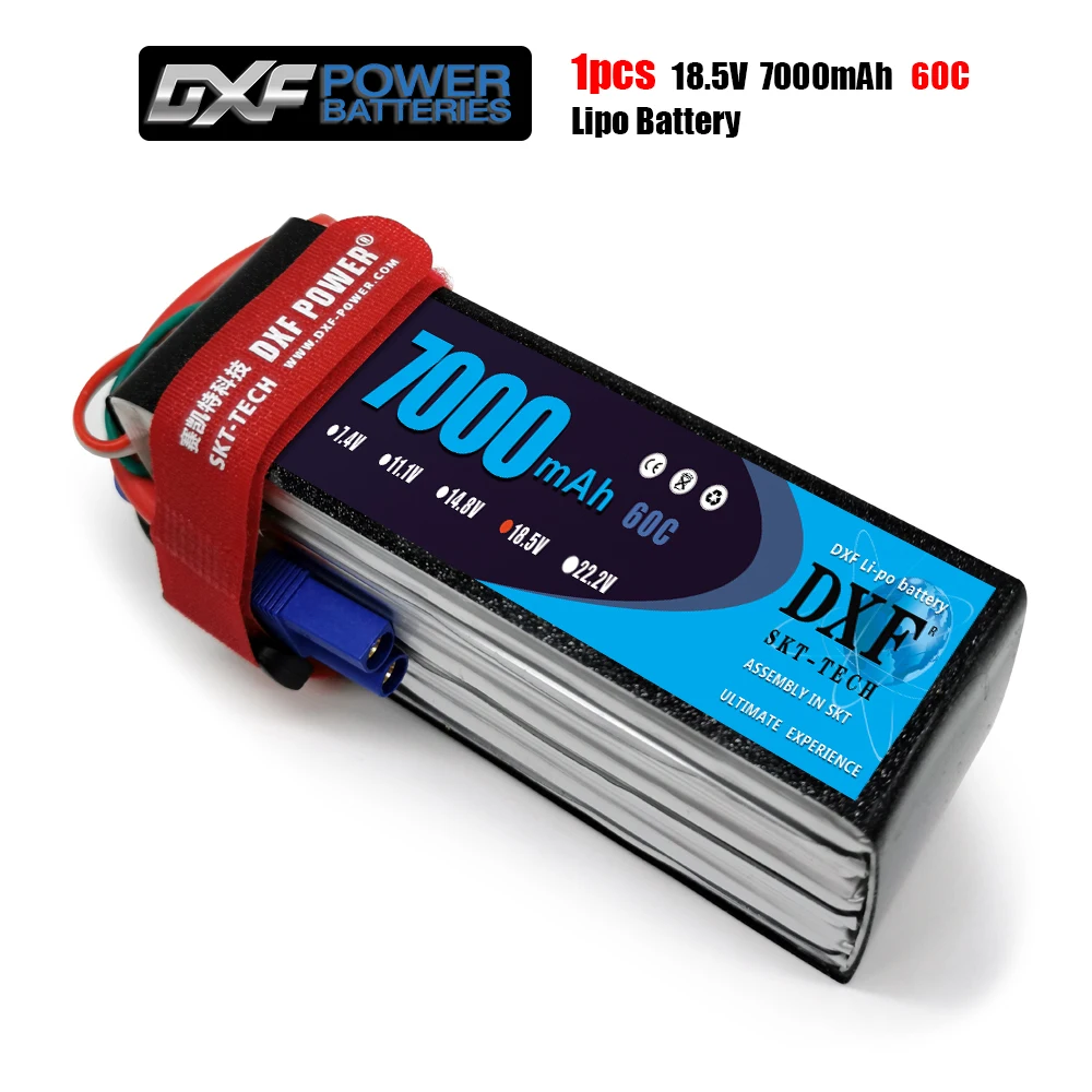 DXF 4S 5S Lipo Battery 18.5V 14.8V 15.2V 22.2V 11.1V 7.4V 6S 3S 2S