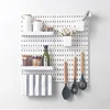 Pegboard Wall Panels Pegboard Wall Organizer Mounting Display Diy Pegboard Kit Tool Storage Panel Board Rack Bathroom Kitchen 1