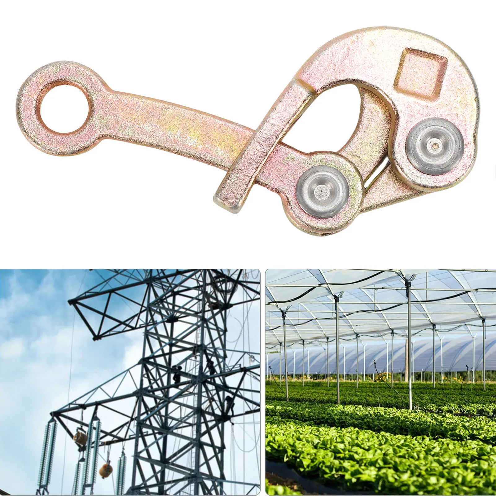 Steel Cable Puller Tool Cable Grip 0.5T Wire  for 1-10mm Rope Puller Tool Carbon Steel Multi Functional