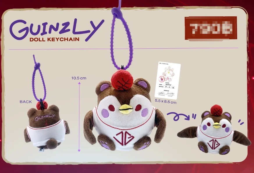 その他 Guinzly Doll Keychain GMMTV JossGawin GMM代購) Joss/Gawin Plush Doll GUINZLY DOLL KEYCHAIN 價錢