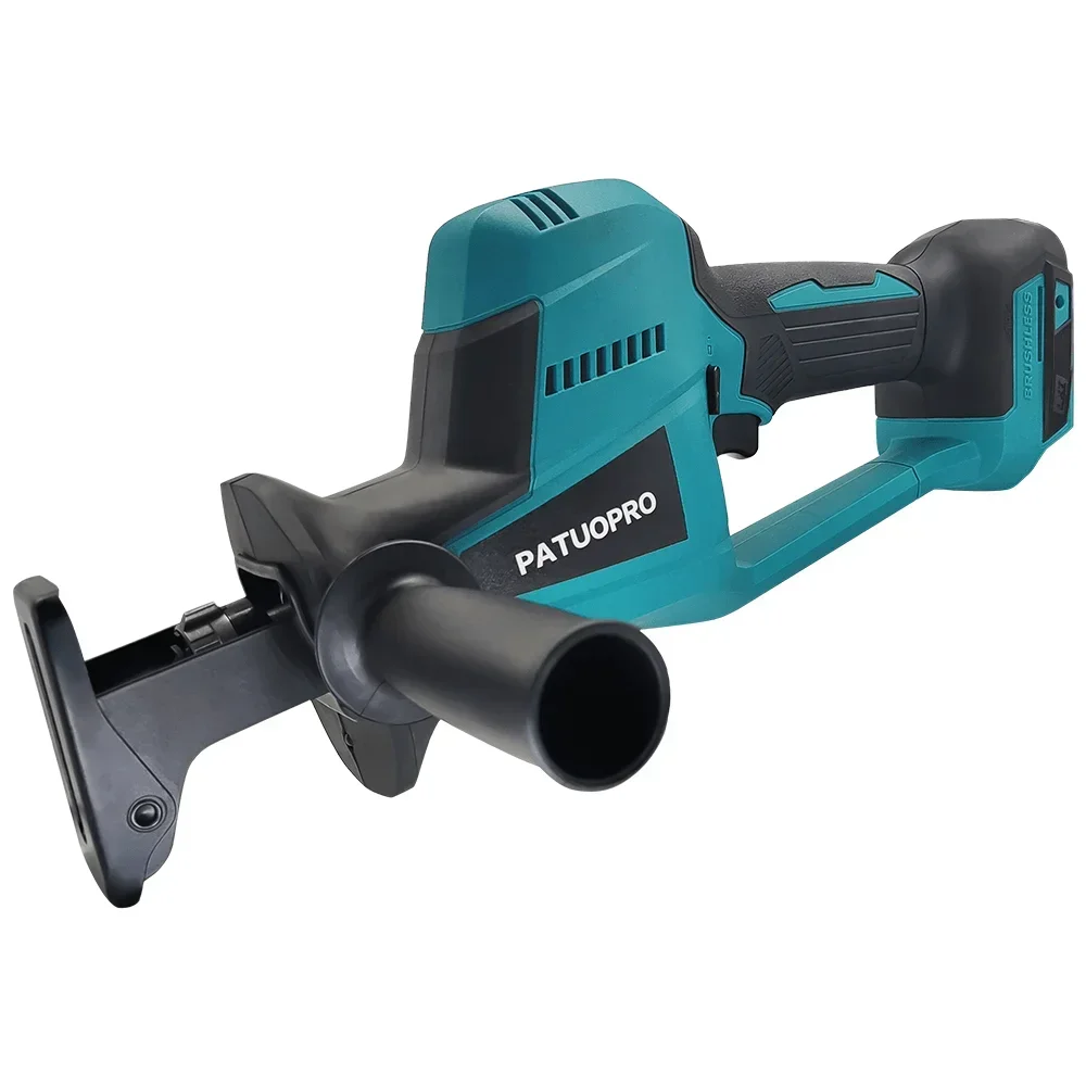 Brushless Reciprocating Saw Cordless Handheld Electric Saw Metal Wood Pipe Cutting Power Tool Fit Makita 18V Battery