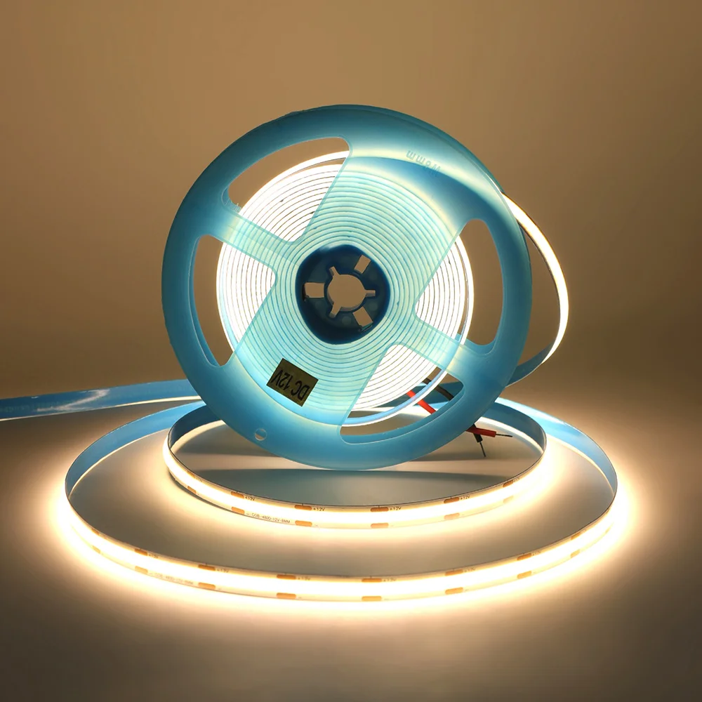 DC 12V 24V COB LED Strip Light 320 480 528 LEDs Flexible S0e03f2d1bdfe4fc9ad13d00e67cdfedbm