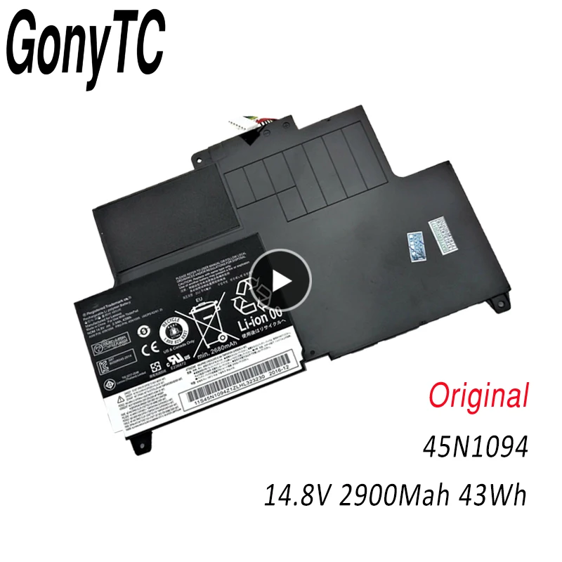 

Новый аккумулятор 45N1094 45N1095 для ноутбука Lenovo S230U, вращающийся экран 45N1092 45N1093