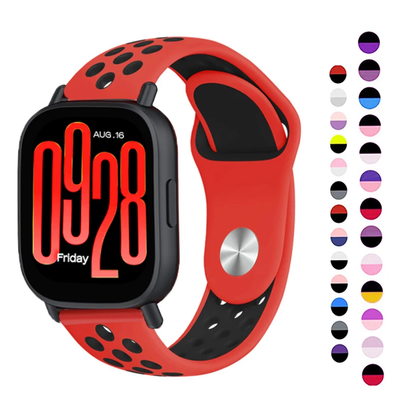 Silicone Sport Wristband - 20mm/22mm Strap in Multiple Colors