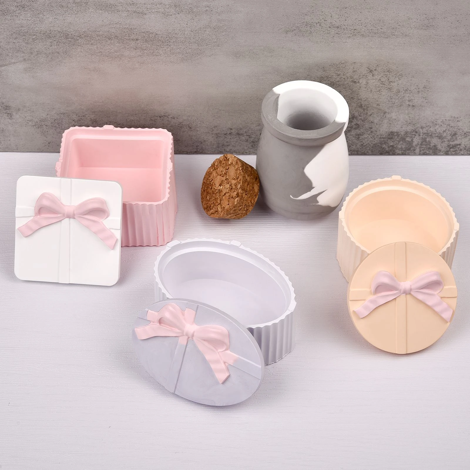 Candle Jars Making Accessories Epoxy Gypsum Making Accessory Diy