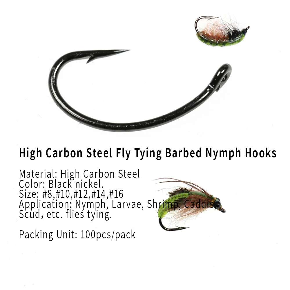 circle hooks for fly fishing 175pcs Barbless Hook Kits,Small Size Carp Fishing Curve Shank Crank and Wide Gape Tying Hooks Hook with Tackle Box Size 2#,4#,6#,8#,10# : Sports & Outdoors 9KM Carp Fishing Hooks 50~200Pcs