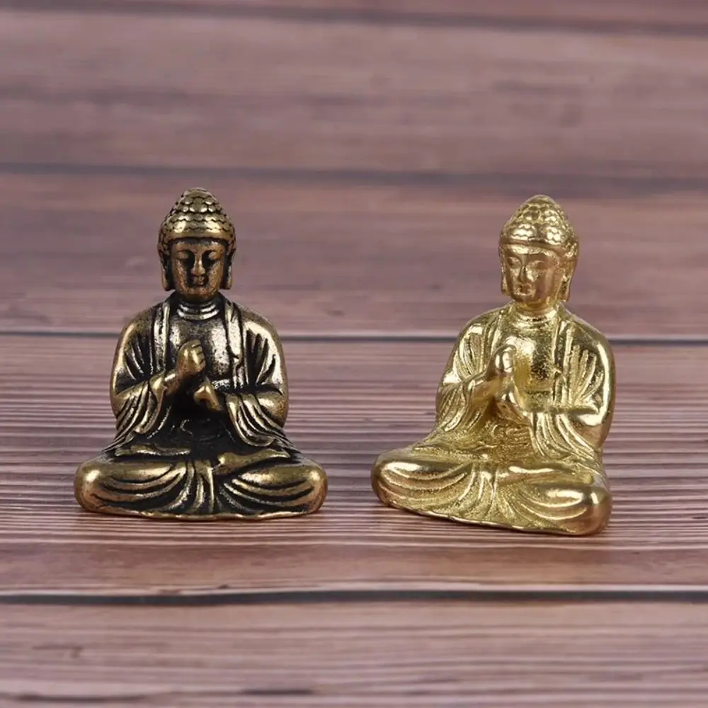 

Unique Design Desktop Decor Fengshui Mini Easy to Clean Miniature Figurines Bonsai Crafts Buddha Ornaments Sakyamuni Pendant
