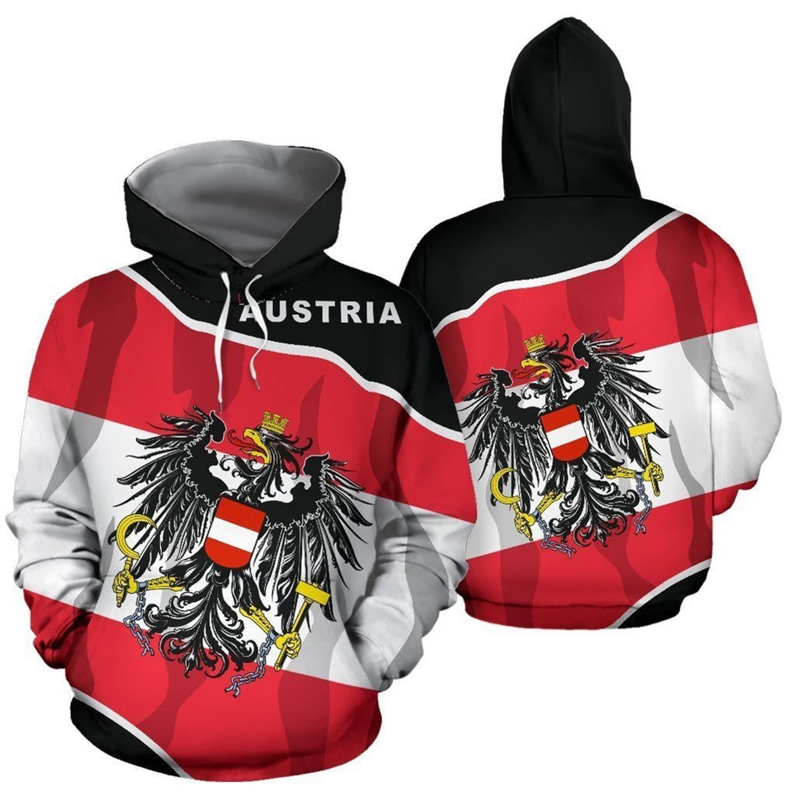 HX American By Birth Hoodies Irish By The Grace of Gods Printed Hoodie Fashion Swearshirts Coats Pullovers Tops Dropshipping