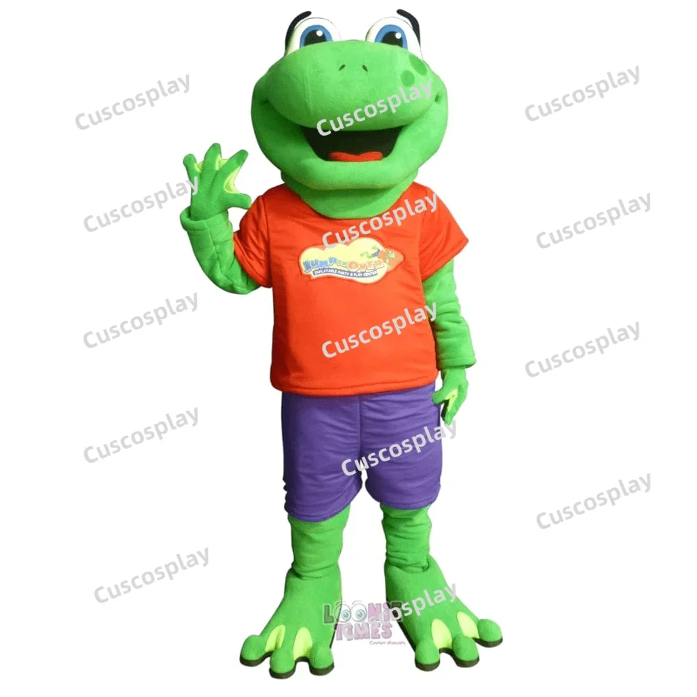 

New Design Frog Mascot Costume Cartoon Character Feature Cosplay Costumes for Halloween Purim Fancy Dress