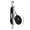 1pc Block And Tackle Rope Pulley Hoist With 5:1 Lifting Power Multifunctional Heavy Duty Pulley System With 2200 Lbs 6