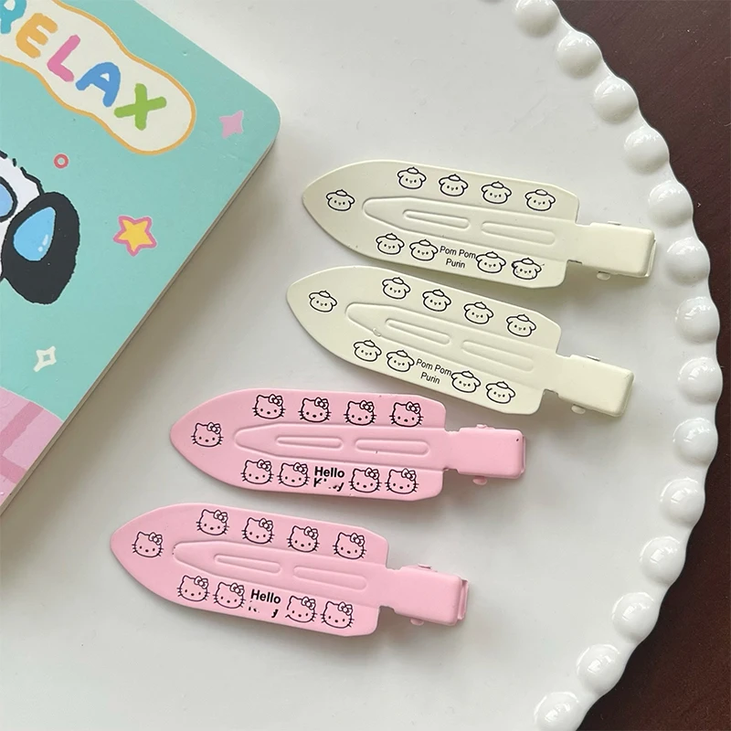 

Зажим для волос с милым мультяшным принтом котенка без следов зажим для волос боковой зажим для женщин девочек модный милый головной убор аксессуары для волос подарки 2 шт.