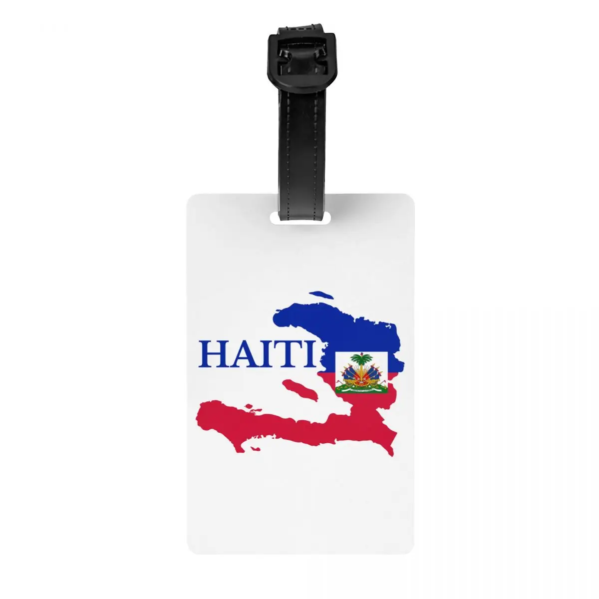 

Haiti Map Flag Luggage Tag Custom Baggage Tags Privacy Cover Name ID Card