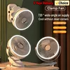 8000mAh Camping Fan Rechargeable Desktop Portable Air Circulator Wireless Ceiling Electric Fan With LED Light Clip-on Home Fan 1
