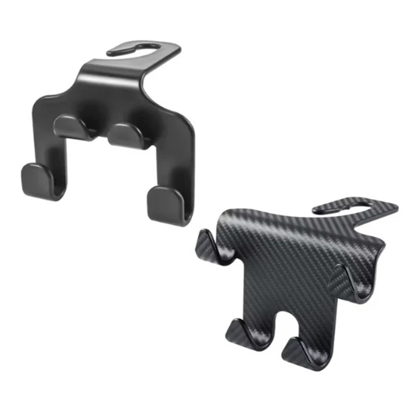 4Pcs Universal Auto Seat Headrest Hook Storage Hanger Car Vehicle Hooks Back Seat Organizer Holder Clip Car Interior Accessories