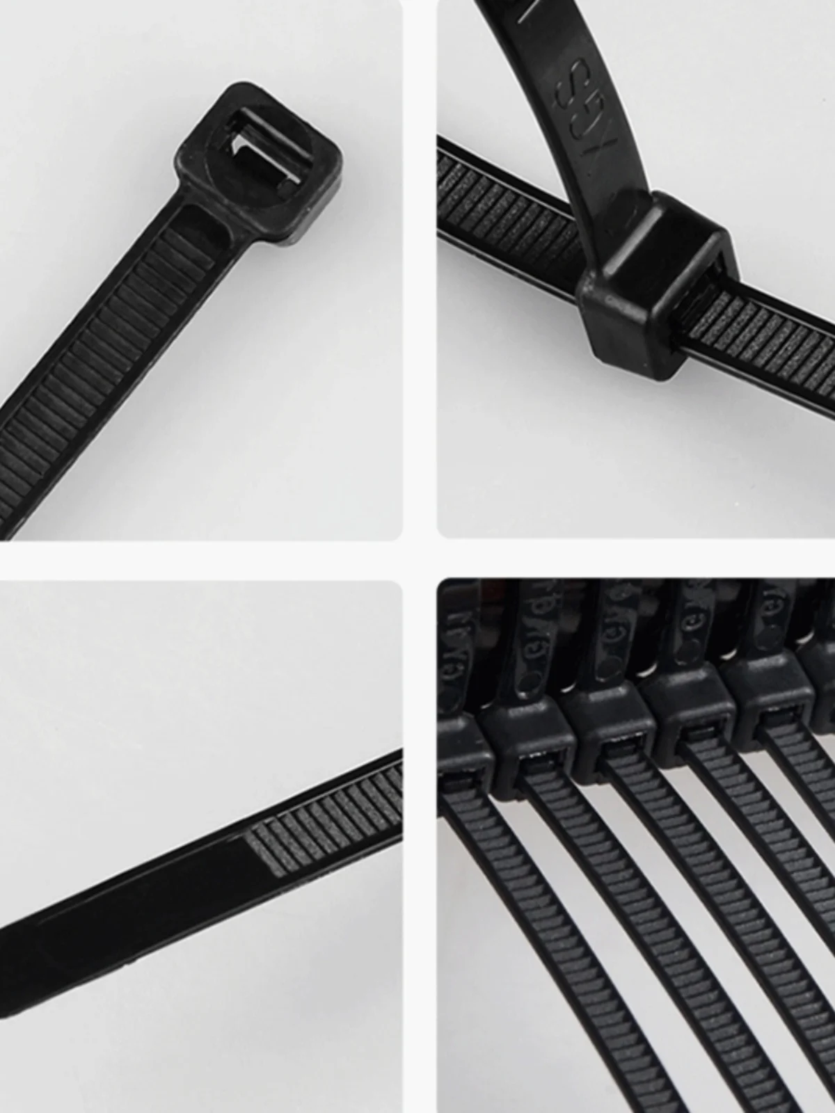 Cable Ties Nylon Cable Ties Cable Tie Nylon Zip Ties 250/1000PCS Self-locking Plastic Nylon Tie 3*100 3*150 4*200