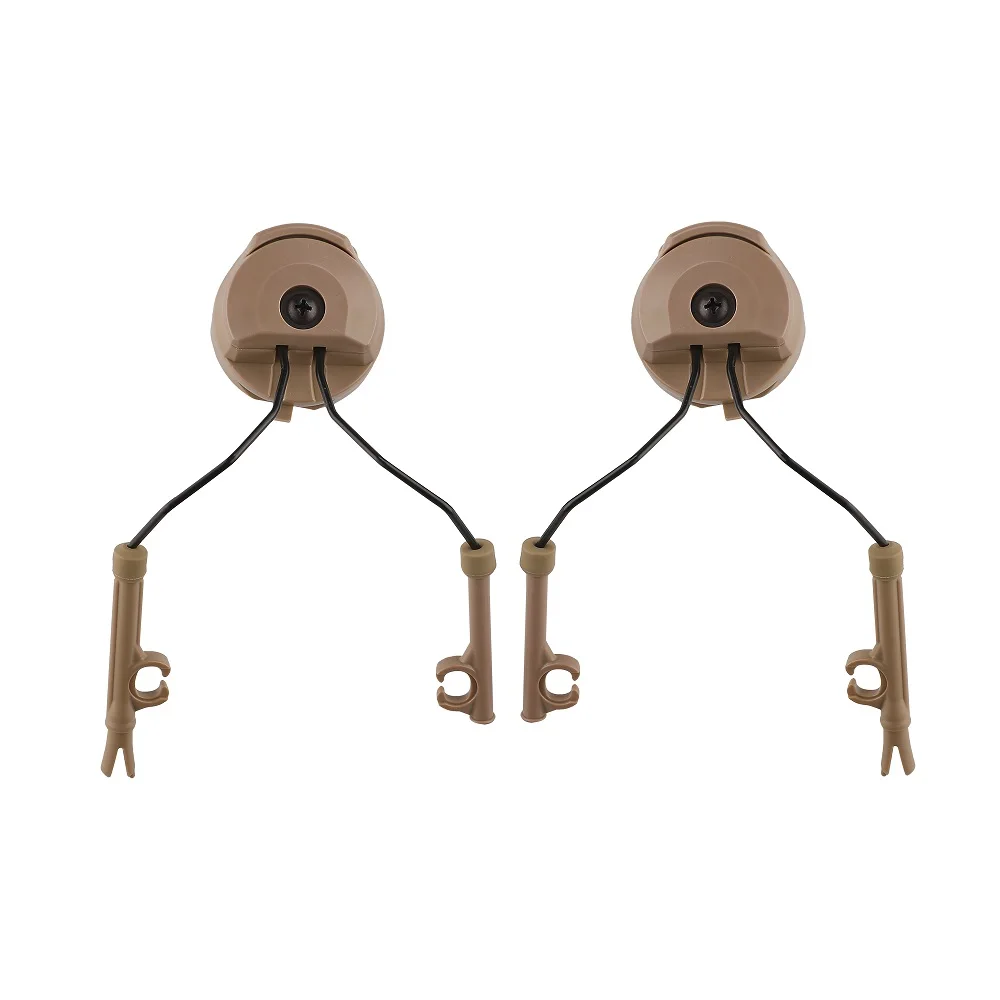 Tactical Headset Bracket Fast Ops Core Helmet ARC Rail Adapter Set Comtac II Series Military Noise Cancelling Headset