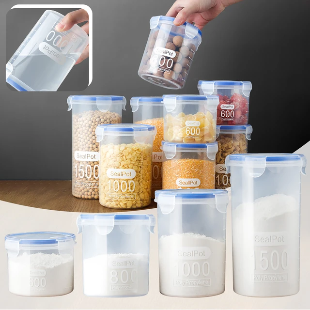 Organizers Storage Box Container Kitchen  Plastic Food Storage Container  Bamboo - Bottles,jars & Boxes - Aliexpress