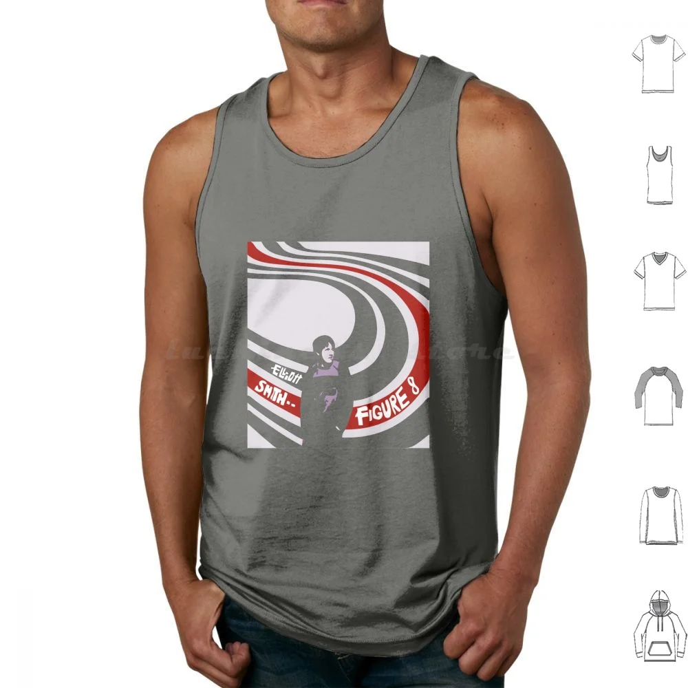 Elliott Smith 2 Canotte Gilet Senza Maniche Elliott Smith Figura 8