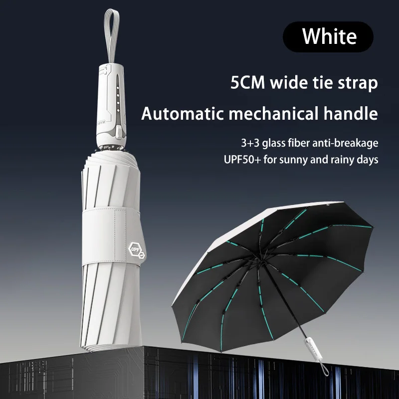 Oversized Windproof UV Protection Umbrella - Durable and Portable