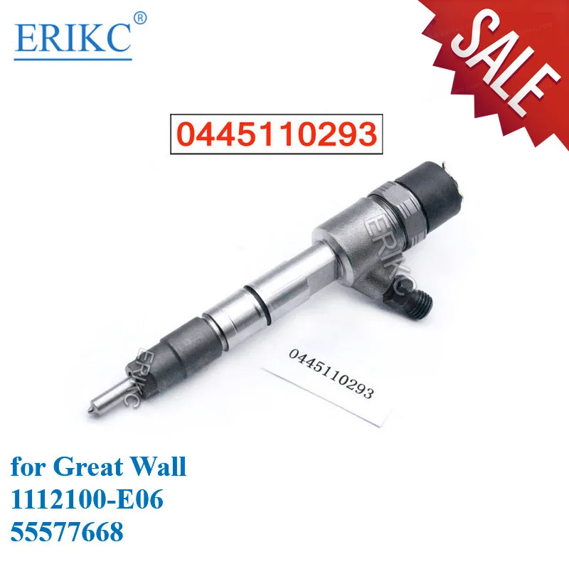 

ERIKC Инжектор 0445110293 в сборе 0445110407 распылитель 1112100-E06 для 0445 110 293 Great Wall Hover H3 Hover H5 Wingle 3/5