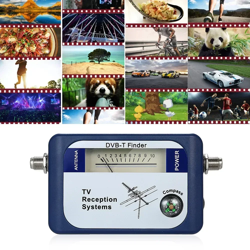 DVB-T Digital TV Antenna Finder Aerial Terrestrial Signal Meter Pointer TV Satellite Receiver