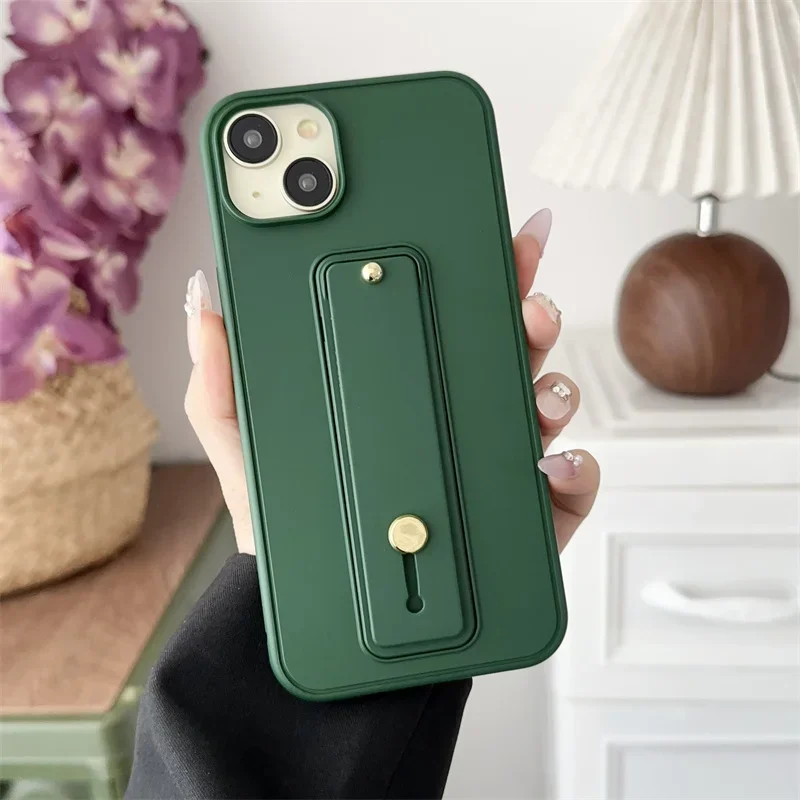 Vibrant Phone Case with Wrist Strap and Shockproof Bumper