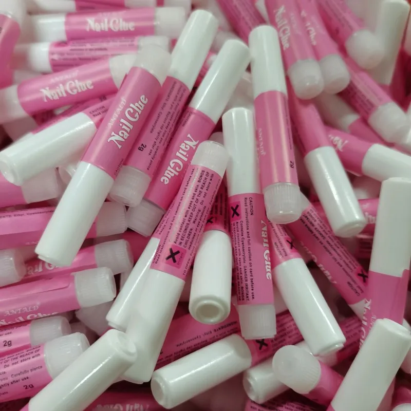 100Pcs/Lot Nail Glue for Acrylic Nails Press On Nails Professional Nail Tip Glue Long Lasting Nail Adhesive Glue Super Bond #GY* 2