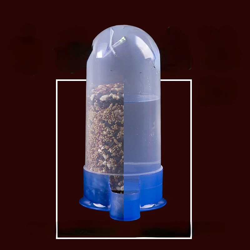 Random 1 Pc Bird Feeder Automatic Drinker Bird Food Container Pigeon Parrot Drinking Water Feeding Dual Use Parrot Pet Supplies