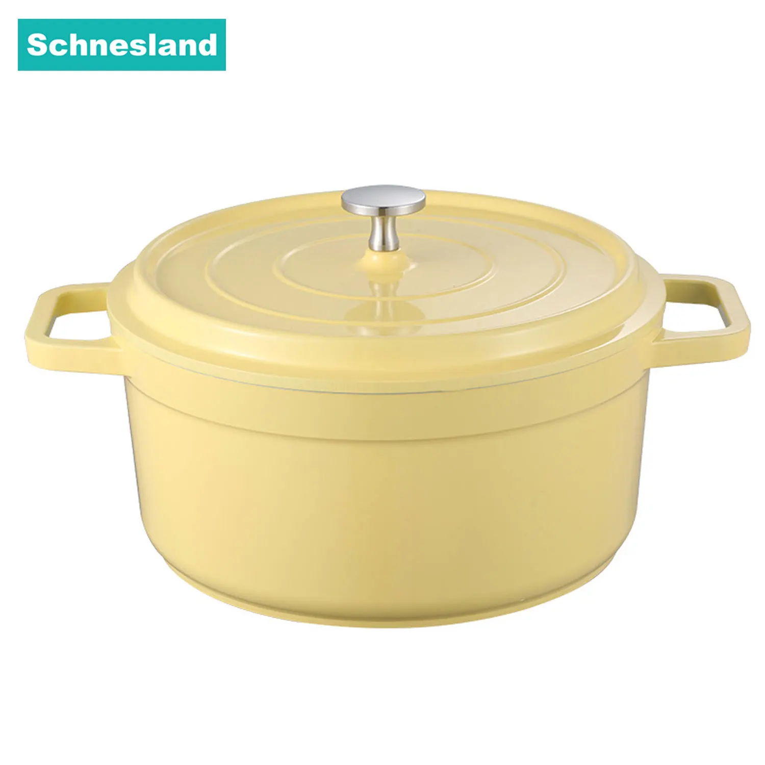 

Schnesland Enameled Steel Braiser W/Lid Crock Pot Stockpot