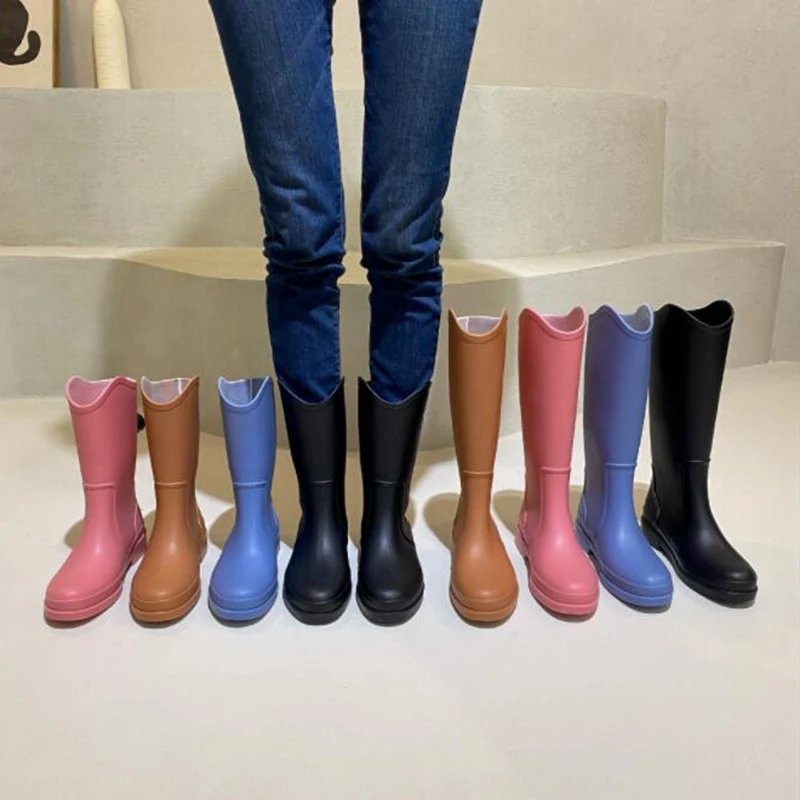 Women Rain Boots Martin Boots Snow 