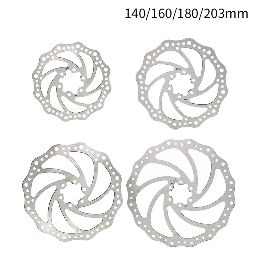 160mm Disc Brake Rotor Road Bike Brake Rotors 2-Pack 160mm Bike Disc Brake Rotors - Stainless Steel With 12 Bolts 180mm Rotor Mountain Bike Accessories