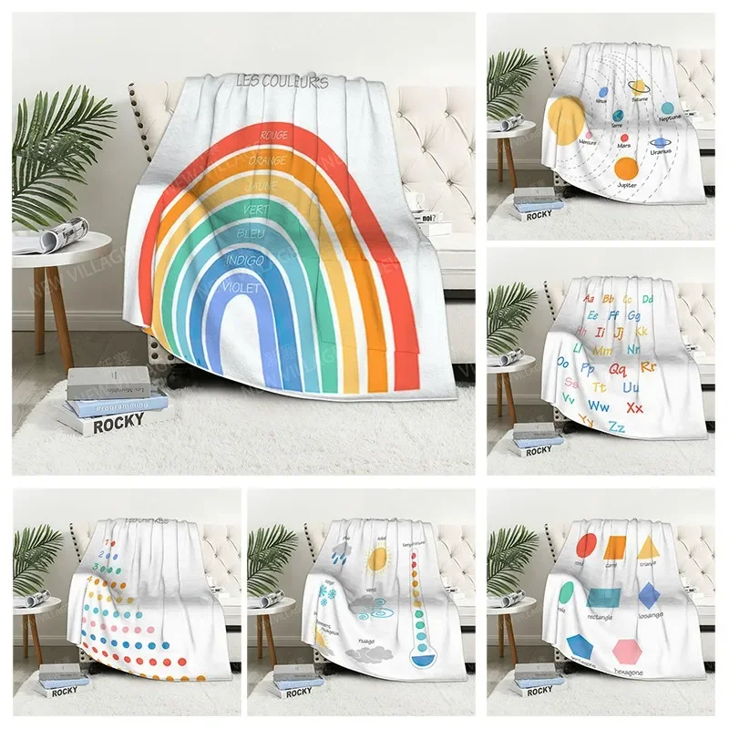 

Plaid sofa for Knee blankets warm winter bed cover throw blanket Decor boho warm fleece Nordic Soft and hairy leaf plant