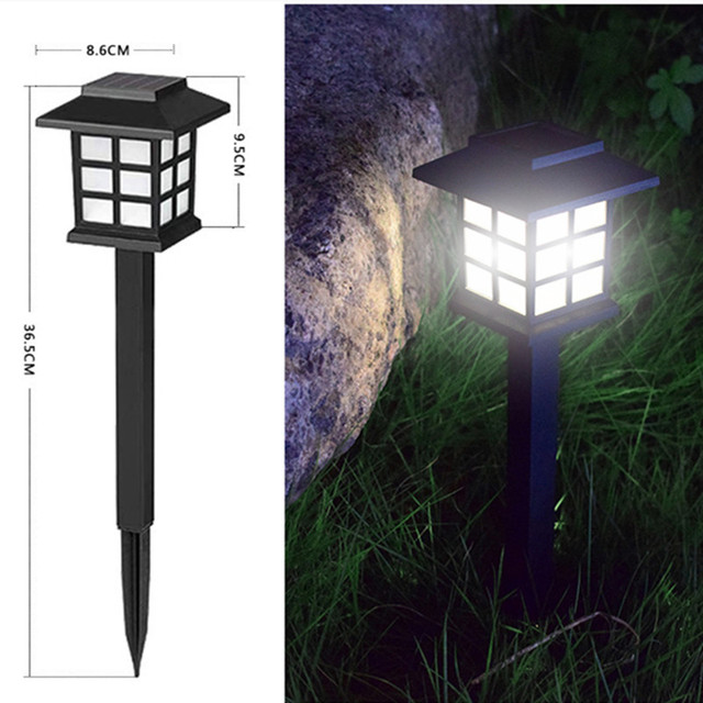 Led Solar Pathway Lights Waterproof Outdoor Solar Lamp for Garden/Landscape/Yard/Patio/Driveway/Walkway Lighting