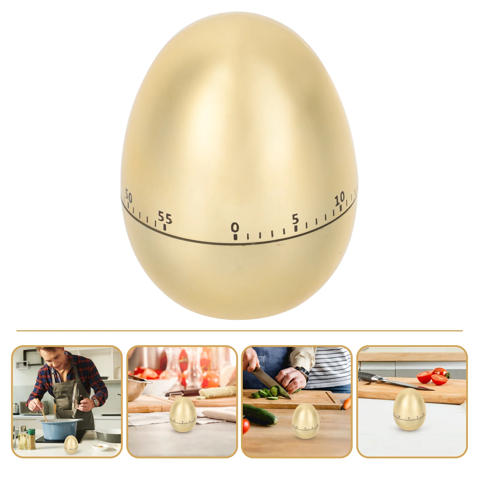 

Creative Egg Shape Timer Interesting Time Reminding Tool Kitchen Cooking Timer Student Timer