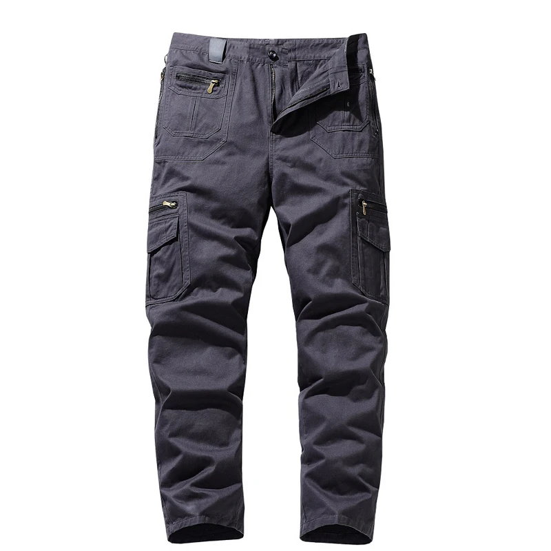 Description Picture 6 of itemMen Cargo Tactical Pants Work Combat Multi-pockets Casual Training Trousers Overalls Clothing Outdoor Joggers Male Cargo Pants