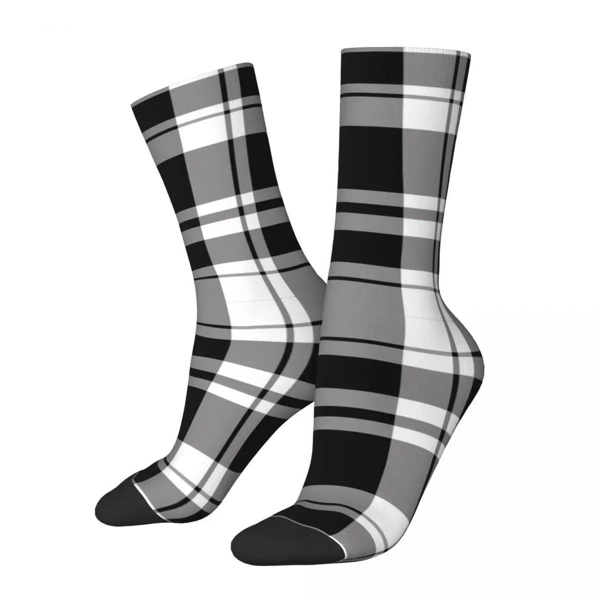 جوارب حرارية نقشة ترتان قطن ناعم