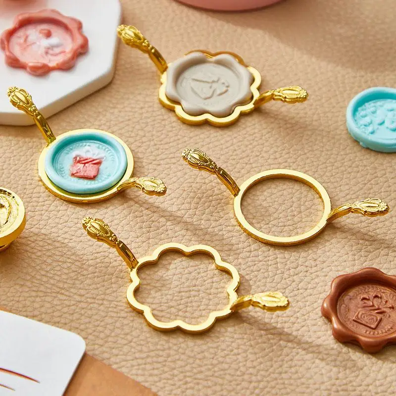 Wachssiegel Formen 7-teilig - Metall Stempel Für Umschläge, Einladungen & Geschenke