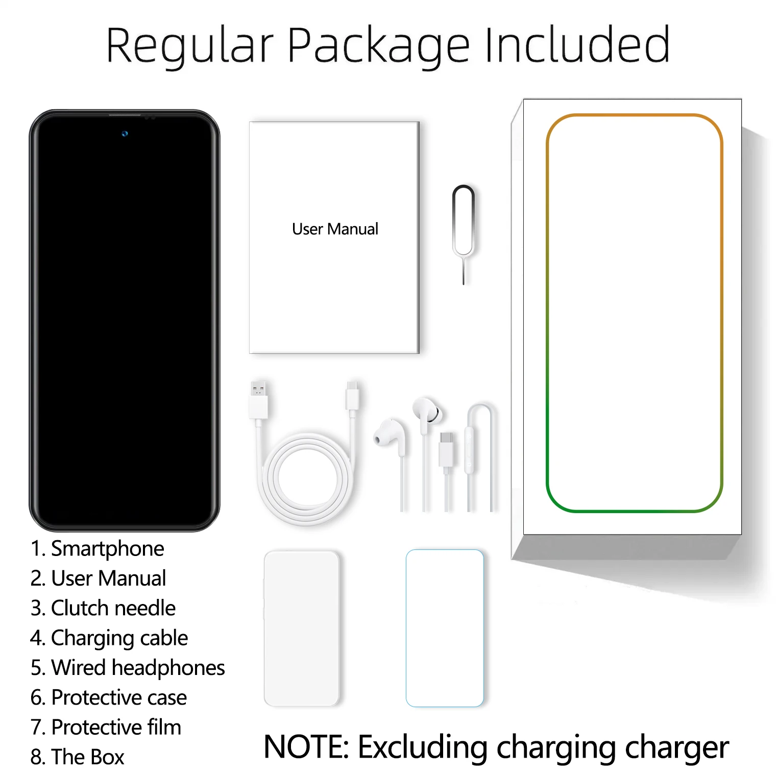 FUFFI 6.56 Inch Smartphone, 4G Network Dual SIM Phone, Android